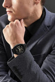 Men's Black Plastic Analogue Watch Lightweight Casual Wear