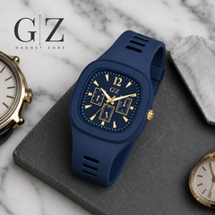 Men's Black Plastic Analogue Watch Lightweight Casual Wear