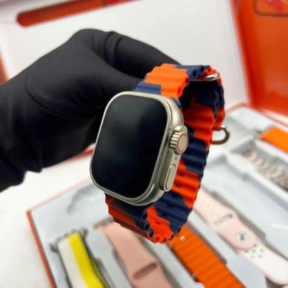 Smartwatch Set with 7 Straps & Voice Control