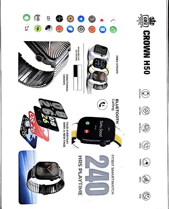 CROWN H-50 Smart Watch